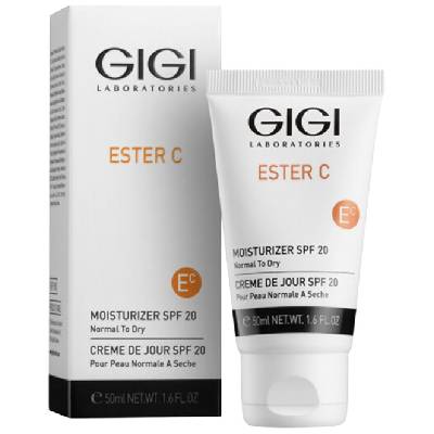 GIGI Ester C Овлажняващ дневен крем за нормална и суха кожа, SPF20, 50 ml