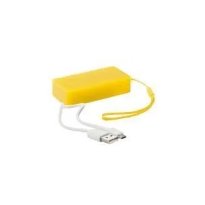  Power Bank " QUATRO" - 4000 mA - червена, жълта, синя, бяла