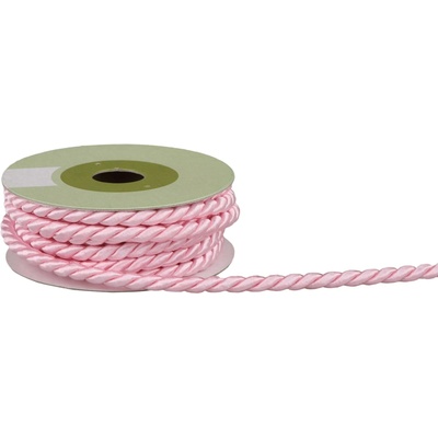 Provázek polyesterový 6mm x 4,6m vzor 2040 325-RŮŽOVÁ