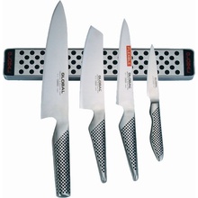 Sada 4 japonských nožů Global s magnetickou lištou 31cm