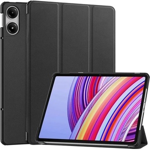 Gigapack Redmi Pad Pro GIGAPACK Tok стоящ, с кожен ефект, активен FLIP, държач за настолен компютър, ЧЕРЕН GP-159638 (GP-159638)