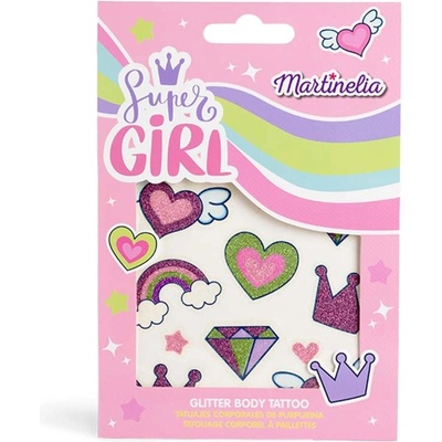 Aquarius Cosmetic Временни татуировки, Martinelia, Super Girl, 12 броя (MA68022)