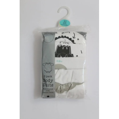 внос от Англия Комплект от 5 бодита с къс ръкав I am. . . , 9-12