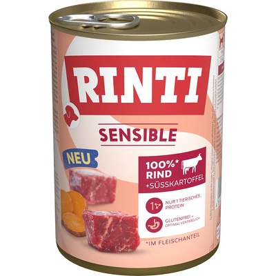 Rinti Sensible hovädzie a batáty 12 x 400 g