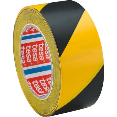 tesa PREMIUM 4169 podlahová značkovací páska 33 m x 50 mm černožlutá