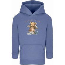 Chlapčenská mikina s kapucňou Medvedík