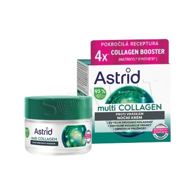 Astrid Нощен крем Astrid 50ml Мулти колаген