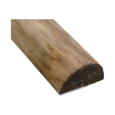 Rýgle půlkulaté 8cm / 300cm - impregnované