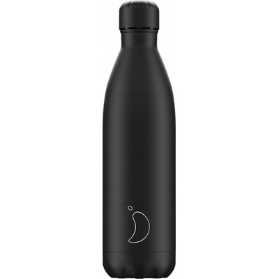 Chilly's termoska monochrome bottle 750 ml černý
