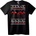 NOONEBRAND Тениска AC/DC Весела Коледа - S, White