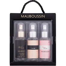 Mauboussin Mauboussin Pour Elle sada tělový závoj Elixir Pour Elle 50 ml + tělový závoj Pour Elle 50 ml + tělový závoj Rose Pour Elle 50 ml pro ženy