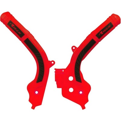 RACETECH (RTECH) kompletní kryty rámu BI-MATERIAL SUPER GRIP GAS GAS MC/MC-F/EC/EC-F 125/250/300/350/450 21 barva červená černá