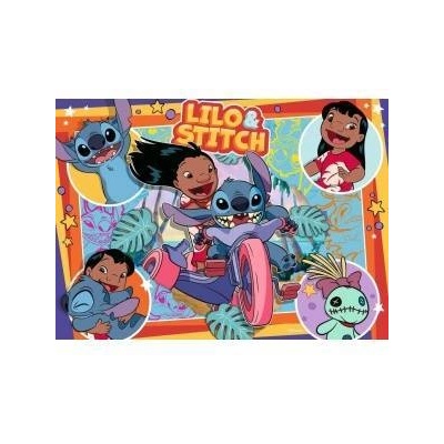 Kids Puzzle 2D 4x100 Disney Stitch