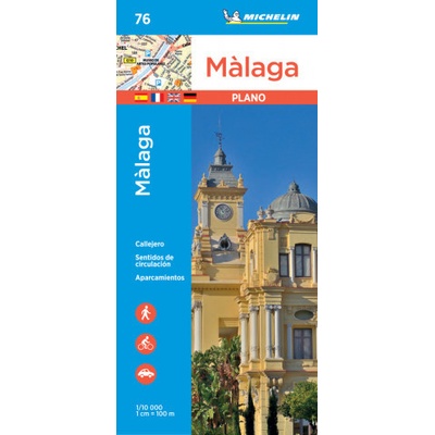 Malaga - Michelin City Plan 76 - City PlansSheet map