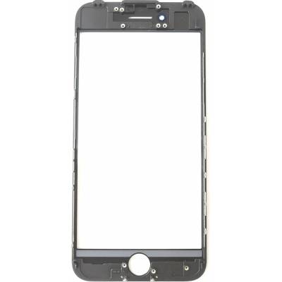 iPhone 7 glass+OCA+frame černý