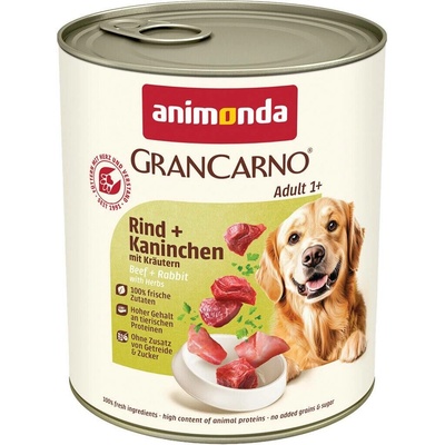 Animonda GranCarno Original Adult Hovězí a králík s bylinkami 800 g