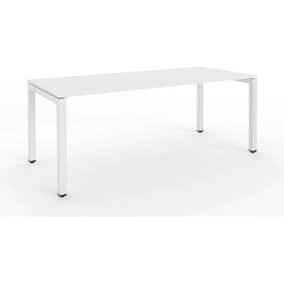 MALOW Kancelářský stůl Stb Comfort 1880 s hloubkou 800 mm, šířkou 1800 mm [buk, světle šedá]
