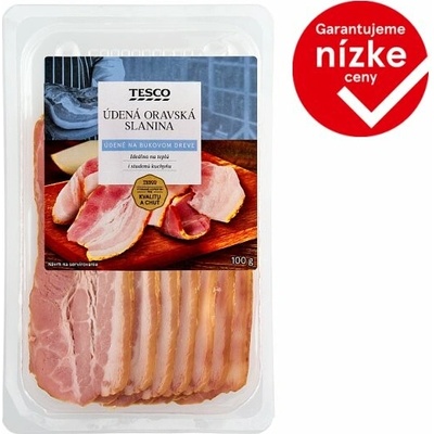 Tesco Údená oravská slanina 100 g