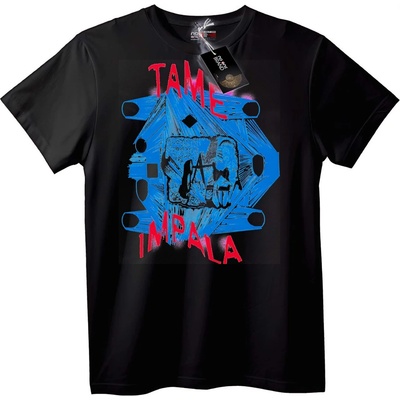 NOONEBRAND Тениска Череп на Tame Impala - XL, Black