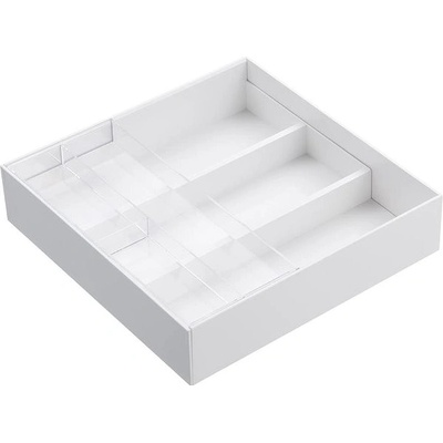 Rozťahovacie priehradky do zásuvky YAMAZAKI Tower Cutlery Tray, biele 03441