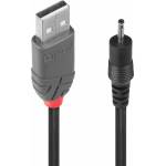Lindy Захранващ кабел Lindy, от USB-A(м) към DC(м), 1.5m, 4.5W, черен (70265)