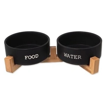 Set DOG FANTASY misky keramické so stojanom 2x 13 x 5,5 cm 400 ml