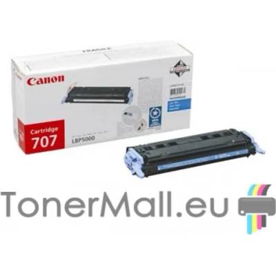 Canon Оригинална тонер касета CANON Cartridge 707C (Cyan) 9423A004AA