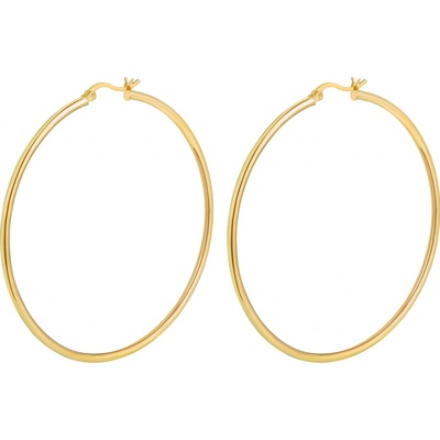 Olivie stříbrné kruhy gold 7078