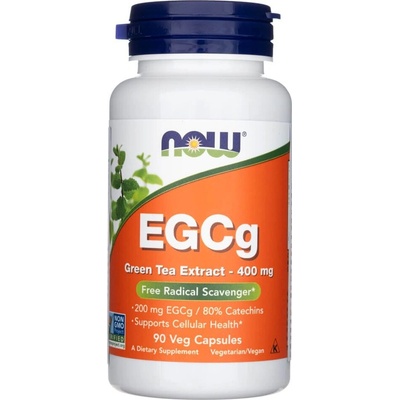 Now Foods egcg extrakt zo zeleného čaju 400 mg 90 vegánskych kapsúl