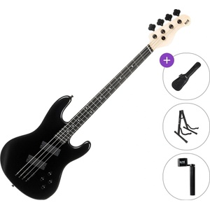 PSD Guitars PMB-100F Basic SET Dark Night Black Multiscale Bass Guitar