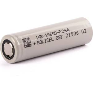 Molicel Презареждаща батерия Molicel INR 18650-P26A 2600mAh 35A - greencigar