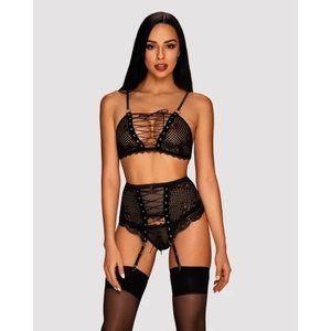 Obsessive Комплект бельо от 3 части Obsessive Basitta