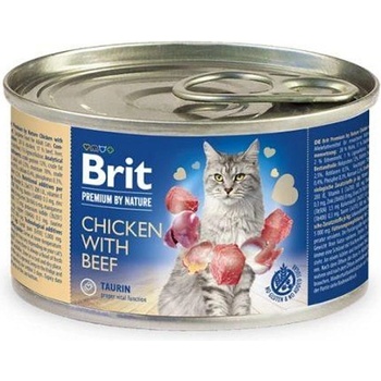 Brit Premium by Nature Chicken with Beef - Пастет за котки 200 гр