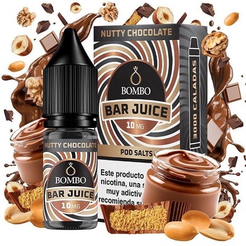Bombo Bar Nutty Chocolate Nic Salts 10ml 10mg
