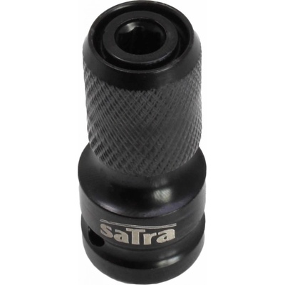 SATRA S-12IP14, Rázový adaptér s aretací 1/2" na bity 1/4" | adaptér pro rázové utahováky, čtyřhran 1/2", bity HEX 1/4"---