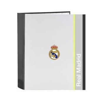 Real Madrid C. F Папка с пръстени Real Madrid C. F. Бял A4 27 x 33 x 6 cm