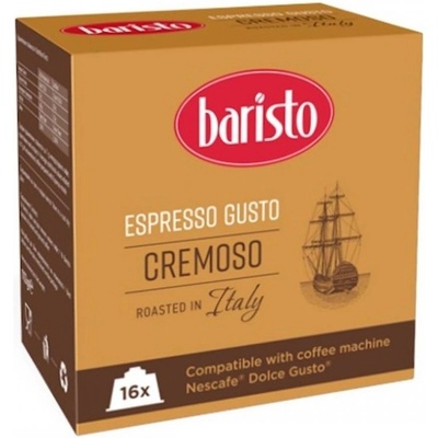 Baristo Espresso Gusto Cremoso, 16 бр. кафе капсули за Nescafè Dolce Gusto система