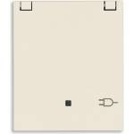 Vimar 30208. CC Контакт SICURY Schuko с капак Linea 2P+E 16A 2M, Canvas, (30208.CC)