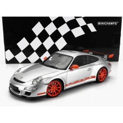 MINICHAMPS PORSCHE 911 997 GT3 RS COUPE 2007 - SILVER RED 1:18