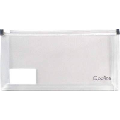 Obálka so zipsom DL Opaline číra