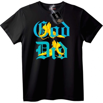 NOONEBRAND Тениска Бог Дио Ангел - M, Black