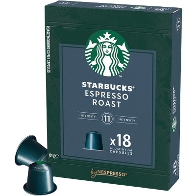 Starbucks Кафе капсули Starbucks Espresso Roast, 18бр. Nespresso
