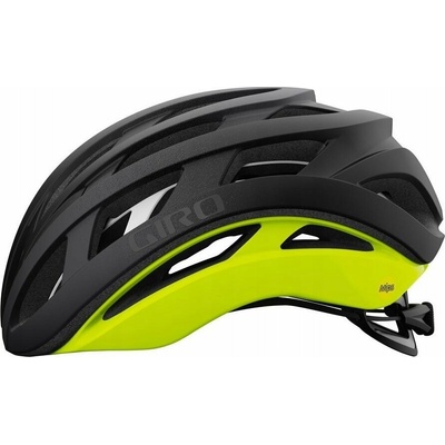 Giro GIRO HELIOS SPHERICAL MIPS cestná helma matná čierna fade melír žltá veľ S (51-55 cm) (NOVÉ)