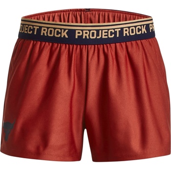 Under Armour Детски къси панталони Under Armour Project Rock Play Up Shorts Junior Girls - Red