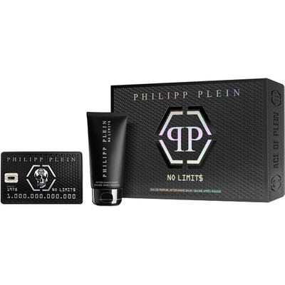 Philipp Plein No Limit$ Комплект (EDP 50ml + After Shave Balm 50ml) за Мъже