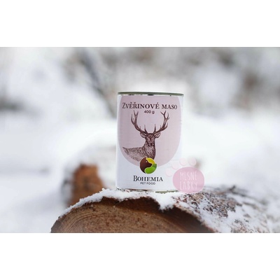 Bohemia Pet Food Zverinové mäso vo vlastnej šťave 400 g