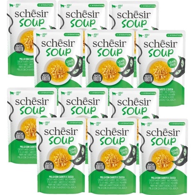 Schesir Soup kuracie mäso s tekvicou 12x40 g