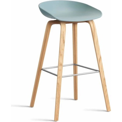 Hay AAS 32 High lacquered oak veneer / dusty blue