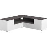 TEMAHOME Сиво-бяла маса за телевизор от бетон 130x46 cm Angle - TemaHome (983241.850370)
