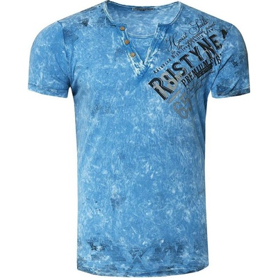 Rusty Neal tričko pánské 15240 regular fit modrá